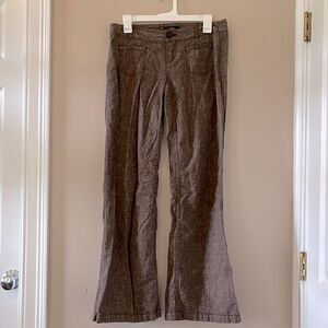 Womens’ Express Cotton/Linen Flare Pants Size 2